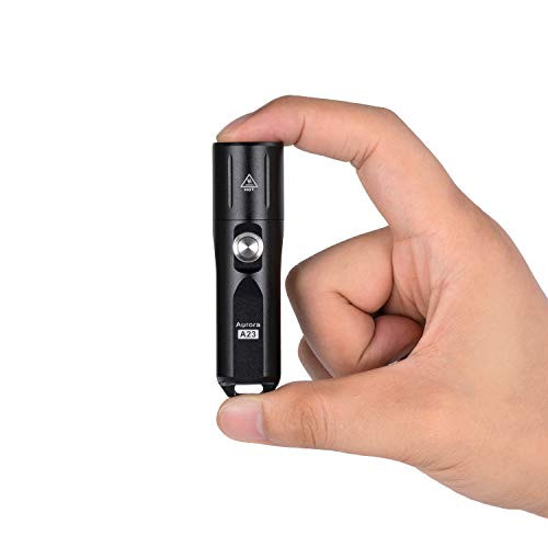 RovyVon A23 Aurora Mini LED Flashlight, 700 Lumens, 4500K High CRI Nichia 219C, Keychain Flashlight, Memory Mode, Aluminum Alloy, Rechargeable Replaceable Battery, IP68