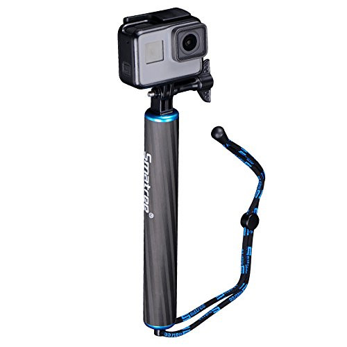 Smatree F1 Waterproof Floating Carbon Fiber Hand Grip Compatible for Gopro Max/ GoPro Hero 8/7/6/5/4/3/2/1/Session/GoPro Hero 2018