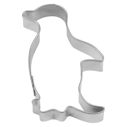 Staedter Penguin Cookie Cutter, Silver, 7 cm