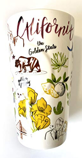 Starbucks California Double Walled Ceramic Travel Traveler Coffee Mug - 12 Oz Starbucks California Double Walled Ceramic Travel Traveler Coffee Mug - 12 Oz