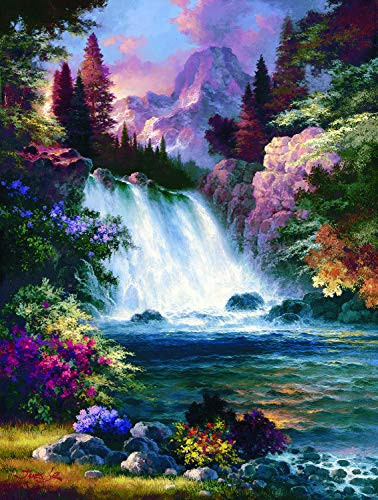SUNSOUT INC Sunrise Falls Spring 300 pc Jigsaw Puzzle