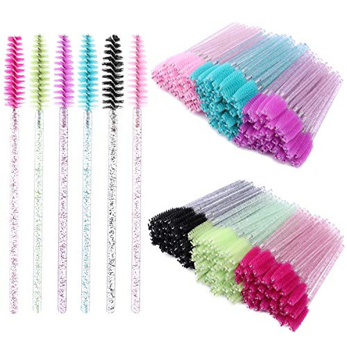 300 Disposable Mascara Wands Eyelash Brush Spoolies for Eye Lash Extension, Eyebrow and Makeup Crystal 300 Disposable Mascara Wands Eyelash Brush Spoolies for Eye Lash Extension, Eyebrow and Makeup Crystal