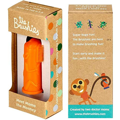 The Brushies Baby & Toddler Toothbrush, Momo The Monkey The Brushies Baby & Toddler Toothbrush, Momo The Monkey