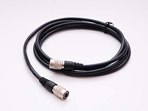 Power Cable 4pin Male to Male for Trimble 5600 3600 Total Stations,Triple Battery Pack