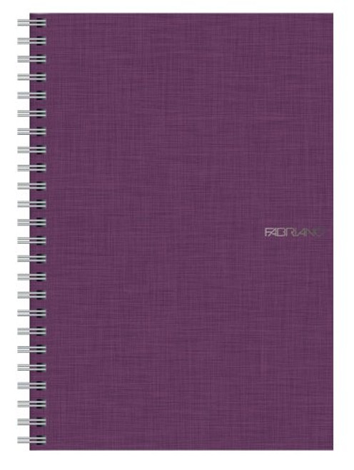 Fabriano EcoQua Notebooks spiral grid wine 5.8 in. x 8.25 in.