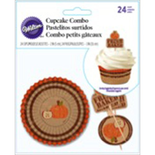 Wilton W2398 Cupcake Combo Pack-Fresh Baked 24/Pkg