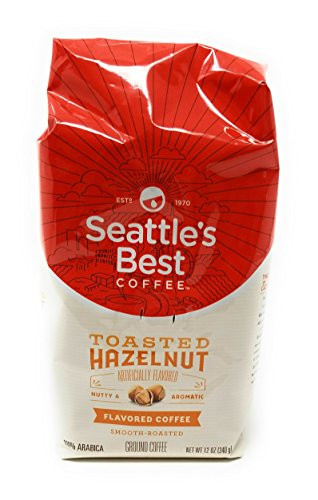 Seattle's Best Toasted Hazelnut Flavored Ground Coffee, 12-Ounce Bags (Pack of 3)