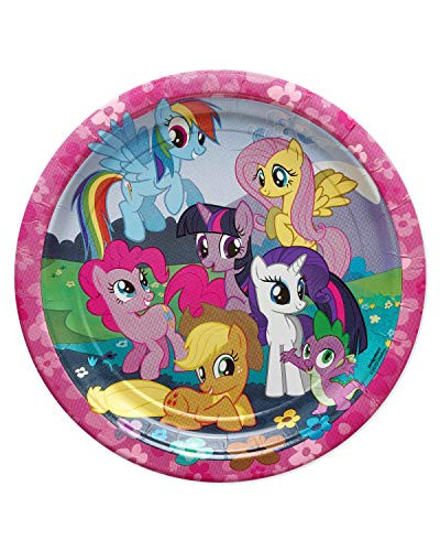 American Greetings My Little Pony Paper Dinner Plates for Kids (8-Count)