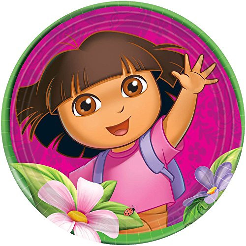 Dora the Explorer Lunch Plates 8ct