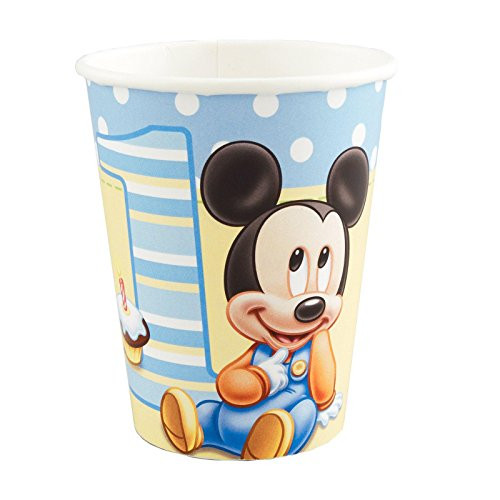 Disney Mickey's 1st Birthday 9 oz. Cups (8)