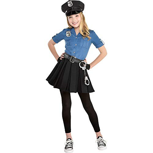 Girls Officer Cutie Cop Costume - Medium (8-10) Girls Officer Cutie Cop Costume - Medium (8-10)