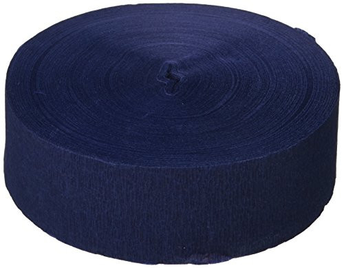 FR Jumbo Crepe Streamer (dark blue) Party Accessory  (1 count) (1/Pkg)