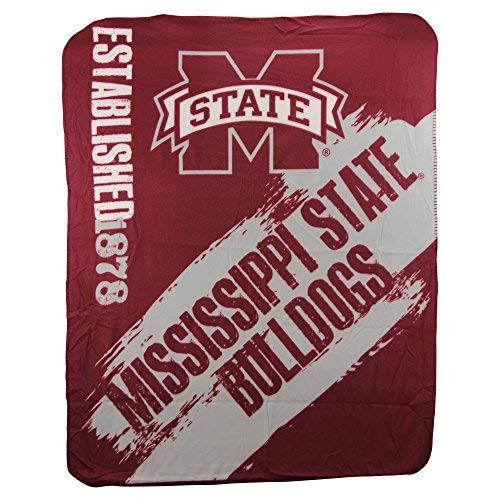 The Northwest Company NCAA Collegiate School Logo Fleece Blanket (Mississippi State Bulldogs) The Northwest Company NCAA Collegiate School Logo Fleece Blanket (Mississippi State Bulldogs)