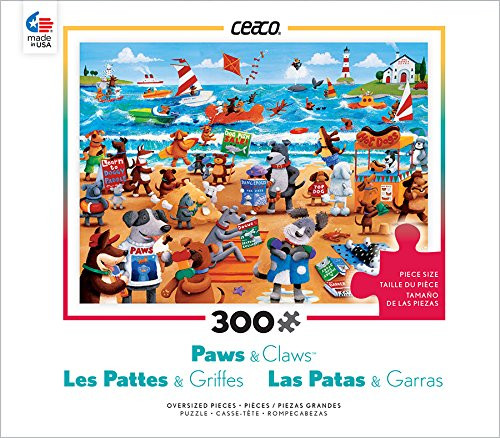Ceaco Paws & Claws - Dogs Beach Puzzle