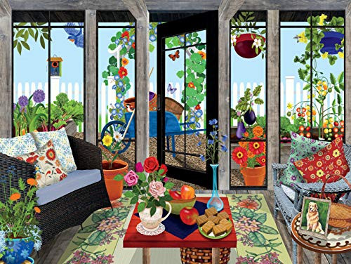 Ceaco Tracy Flickinger Sunroom Jigsaw Puzzle, 300 Pieces