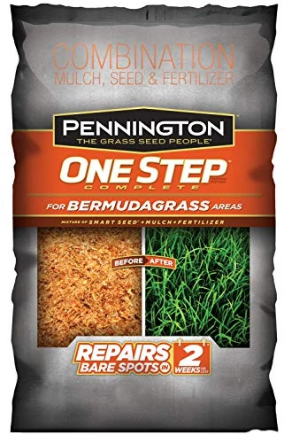 Pennington One Step Complete Bermudagrass Bare Spot Grass Seed, 10 Pounds