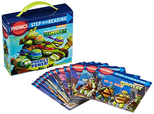 Nickelodeon TMNT Teenage Mutant Ninja Turtles Learn to Read Phonics 12 Book Set