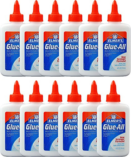 Elmer's Glue All Multi Purpose Glue, 4 Ounces (Pack of 12)