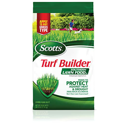 Scotts Turf Builder Southern Lawn FoodFL - 10,000 sq. ft, Florida Lawn Fertilizer Protects Against Heat and Drought, Feeds for Up to 3 Months, Apply t