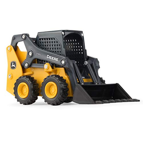 TOMY John Deere 318G Skid Steer (1:32 Scale), Yellow