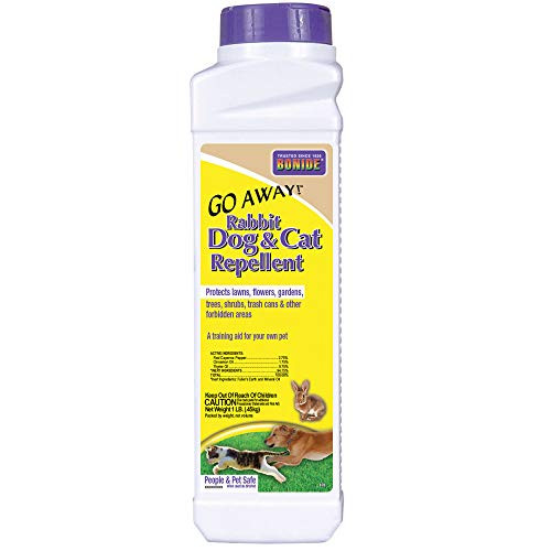 Bonide 037321008705 870 1-Pound Go Away Rabbit, Dog and Cat Repellent, 1 lb, Brown/A
