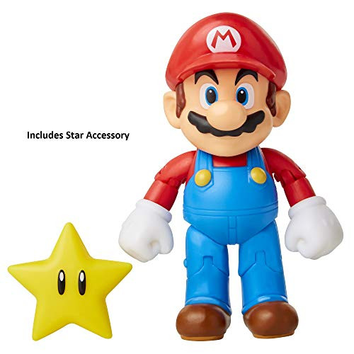 Nintendo Super Mario, 4 Articulated Figure with Super Star