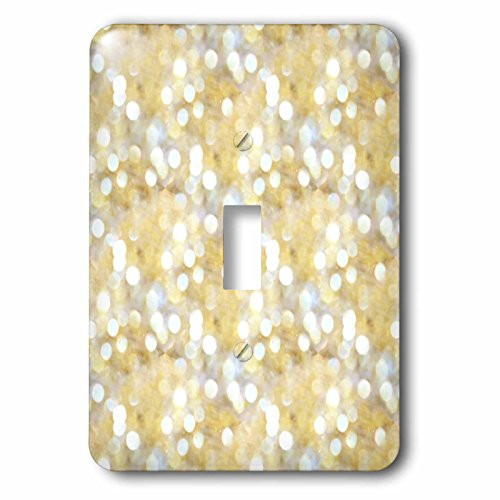 3dRose lsp_210797_1 Gold and White Bokeh Sparkle Pattern Single Toggle Switch Multicolor 3dRose lsp_210797_1 Gold and White Bokeh Sparkle Pattern Single Toggle Switch Multicolor