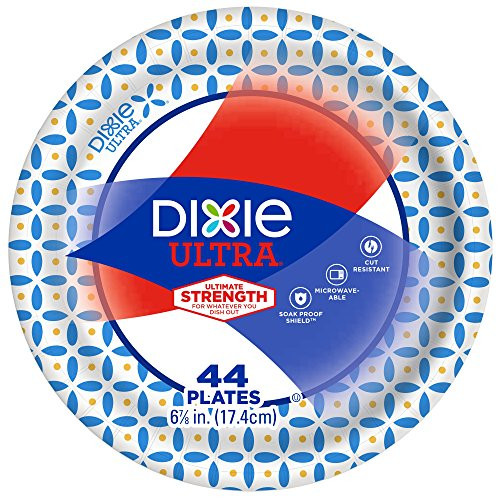 Dixie Ultra Paper Dessert Plates, 6 7/8", 44 Ct
