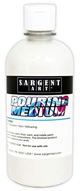 Sargent Art Pouring Acrylic Medium, 16 oz, 16 Fl Oz Sargent Art Pouring Acrylic Medium, 16 oz, 16 Fl Oz