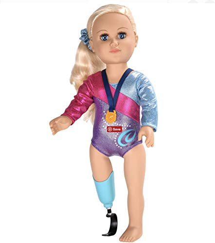 My Life As Para Olympic Gymnast 18 Inch Doll - Blonde