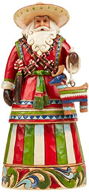 Enesco Jim Shore Heartwood Creek Mexican Santa Stone Resin Figurine, 7.25, 7 1/4", Multicolor Enesco Jim Shore Heartwood Creek Mexican Santa Stone Resin Figurine, 7.25, 7 1/4", Multicolor