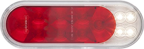 Optronics STL211XRB 4" Fusion Gen II LED Combination Stop/Turn/Tail/Back-Up Light, Red