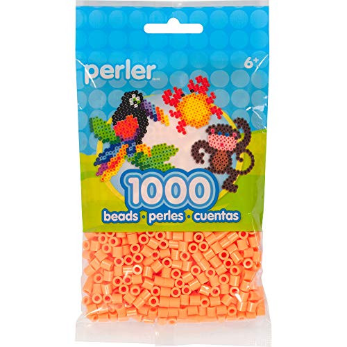 Perler, Apricot Orange Fuse Beads for Crafts, 1000pcs