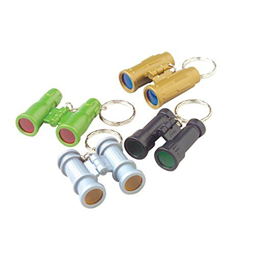 U.S. Toy Lot of 12 Assorted Color Mini Binocular Key Chains