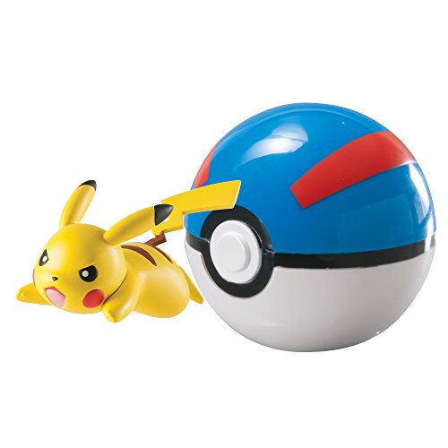 Pok?n Clip 'N' Carry Pok?all, Pikachu and Great Ball
