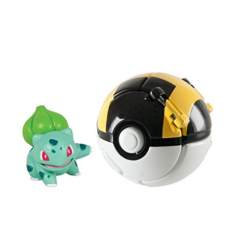 Pok?n Throw 'N' Pop Pok?all, Bulbasaur and Ultra Ball