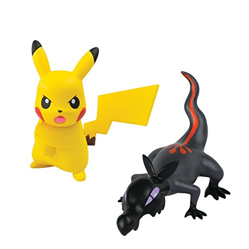 Pok?n Action Pose Figures, Pikachu Vs Salandit