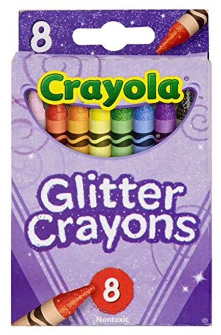Crayola Glitter Crayons 8 Count