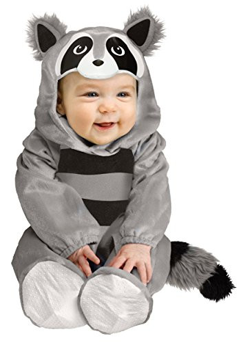 Fun World Baby Raccoon Costume 6/12 Months Gray