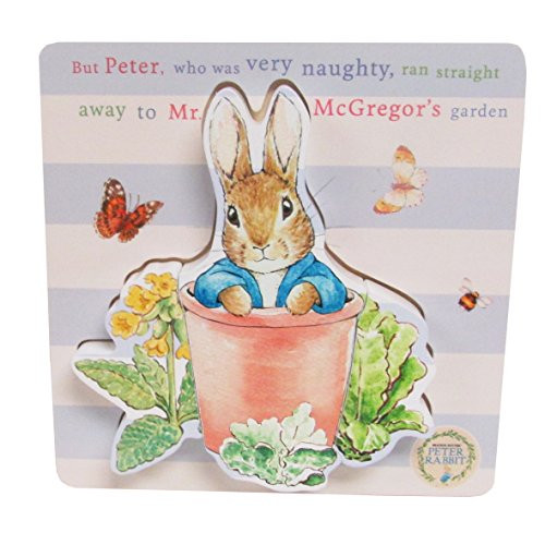 Beatrix Potter Peter Rabbit 3 Piece Wooden Puzzle, 6"