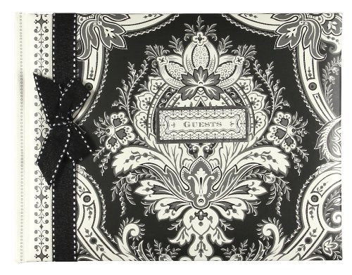 C.R. Gibson Guest Book, Space for 1,000 Names, Measures 9.25" x 7" - Willow
