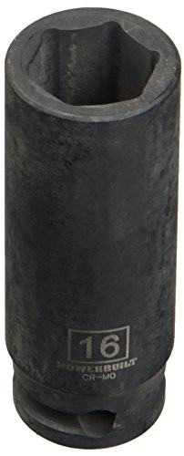 Powerbuilt? 3/8" Drive 6 Pt. Metric Deep Impact Socket 16mm - 647150