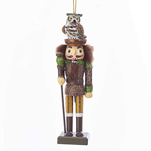 Kurt Adler Hollywood Woodsman With Owl Nutcracker Ornament