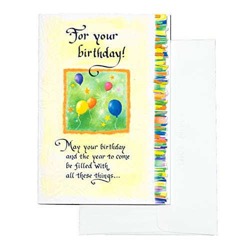 Blue Mountain ArtsCBM427 Greeting Card For Your Birthday! Is A Sweet and Inspiring Way to Send Happy Birthday Wishes To A Friend, Family member, Or Lo