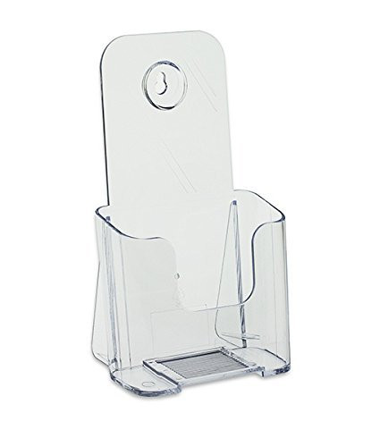 Source One Tri Fold Brochure Holder 4X9 (6 Pack, Clear)