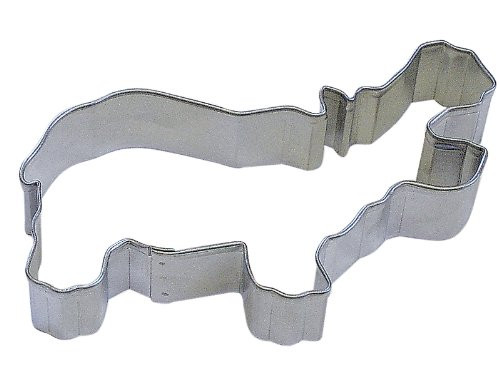 R&M Hippo 4" Cookie Cutter in Durable, Economical, Tinplated Steel