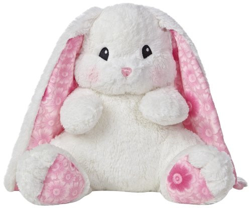 Aurora World Lopsie Wopsie Bunny Plush, White, 16"