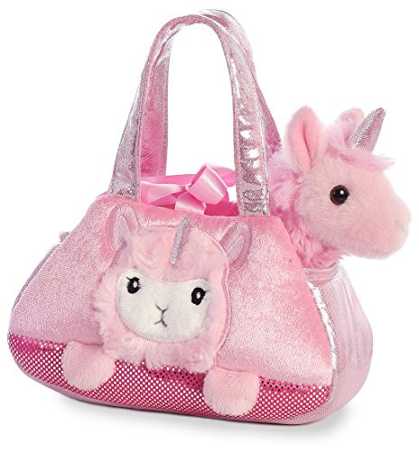 Aurora - Pet Carrier - 7" Peek-A-Boo Llamacorn, Pink
