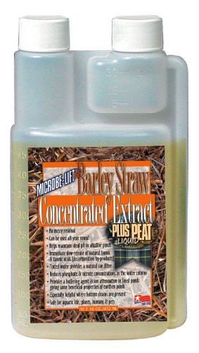 Microbe Lift 16-Ounce Pond Barley Straw Concentrate Plus Peat Extract Concentrate B6