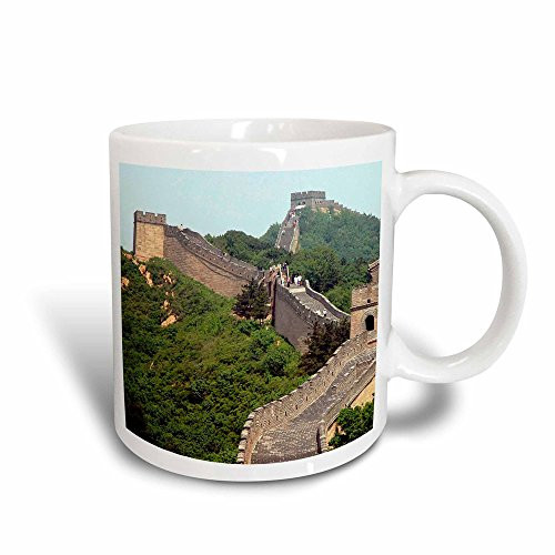 3dRose mug_3546_3 Great Wall of China Magic Transforming Mug, 11 oz, Black/White
